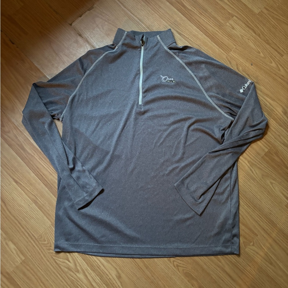 Columbia Golf Charcoal Quarter-Zip Pullover